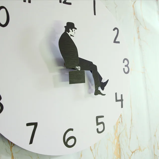 British Comedy Inspired Ministry Of Silly Walk Wall Clock Comedian Home ...