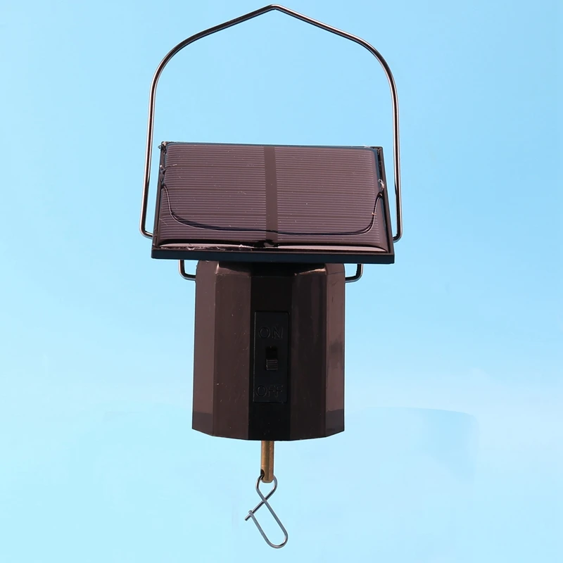 Solar Hanging Display Motor Rotating Small Motor Solar Energy Wind Spinner Motor Multi-Purposes Rotatable Hook 2Pcs