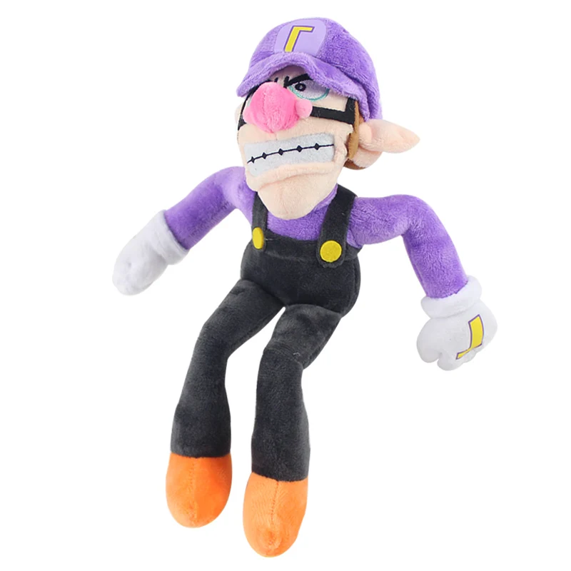 11 ''28 см Супер Марио Bros Brothers фиолетовый Waluigi плюшевые игрушки мягкие модные куклы подарок для детей