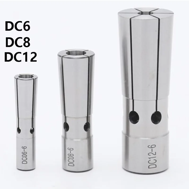 DC6 DC8 DC12 3 мм 4 мм 5 мм 6 мм 8 мм 10 мм 0,005 мм Высокоточный задний Тяговый удлиненный держатель инструмента с ЧПУ ПАТРОН постоянного тока высококачественные товары