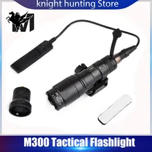 Airsoft suprefir M300 M300B мини-разведчик светильник светодиодный 280 люмен тактический фонарь для оружия, светильник-вспышка, уличный охотничий винтовочный светильник