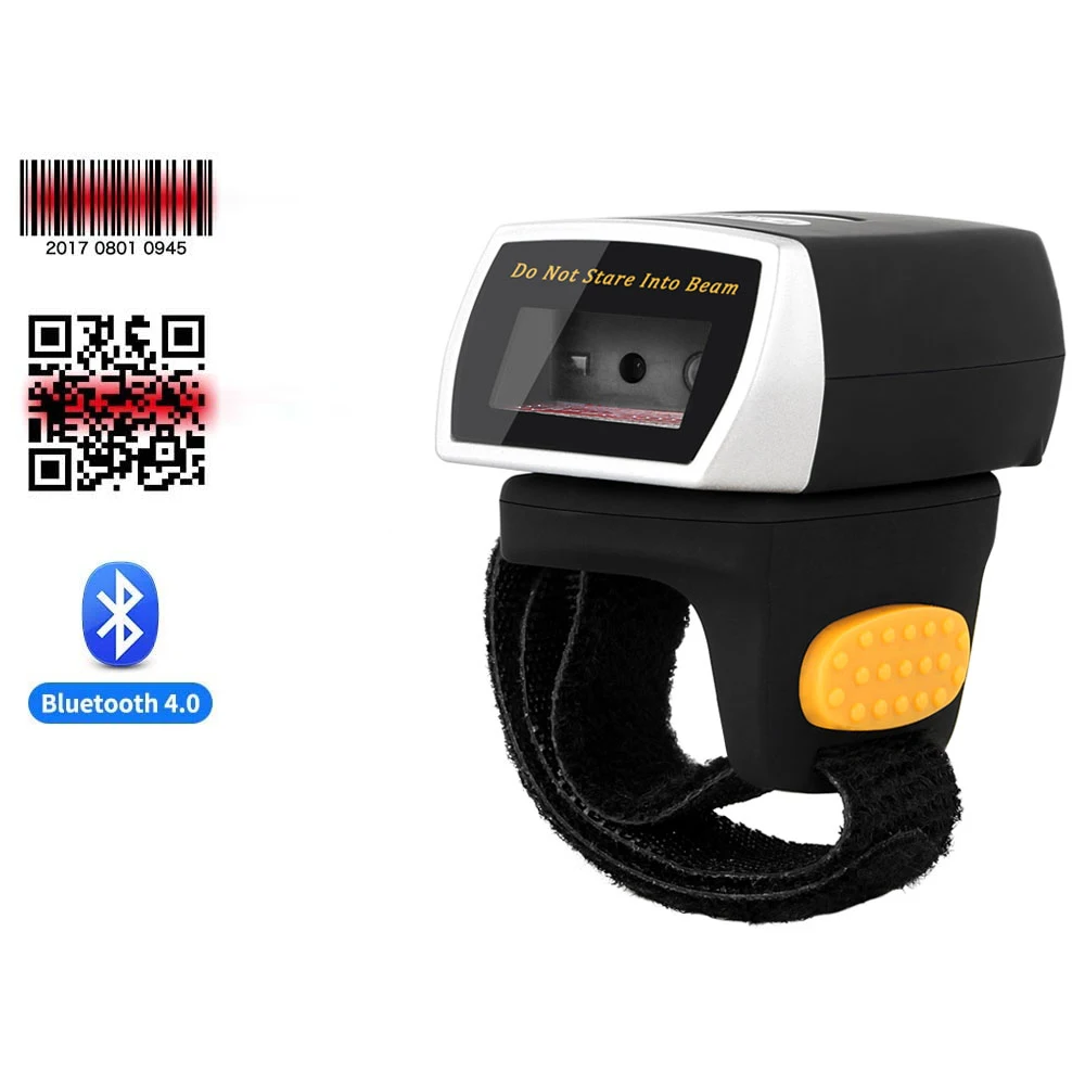 NT-R3 Wearable 1D Bluetooth Barcode Scanner AND NT-R2 Ring Bluetooth 2D QR Barcode Reader AND NT-R3 CCD Scanner NETUM