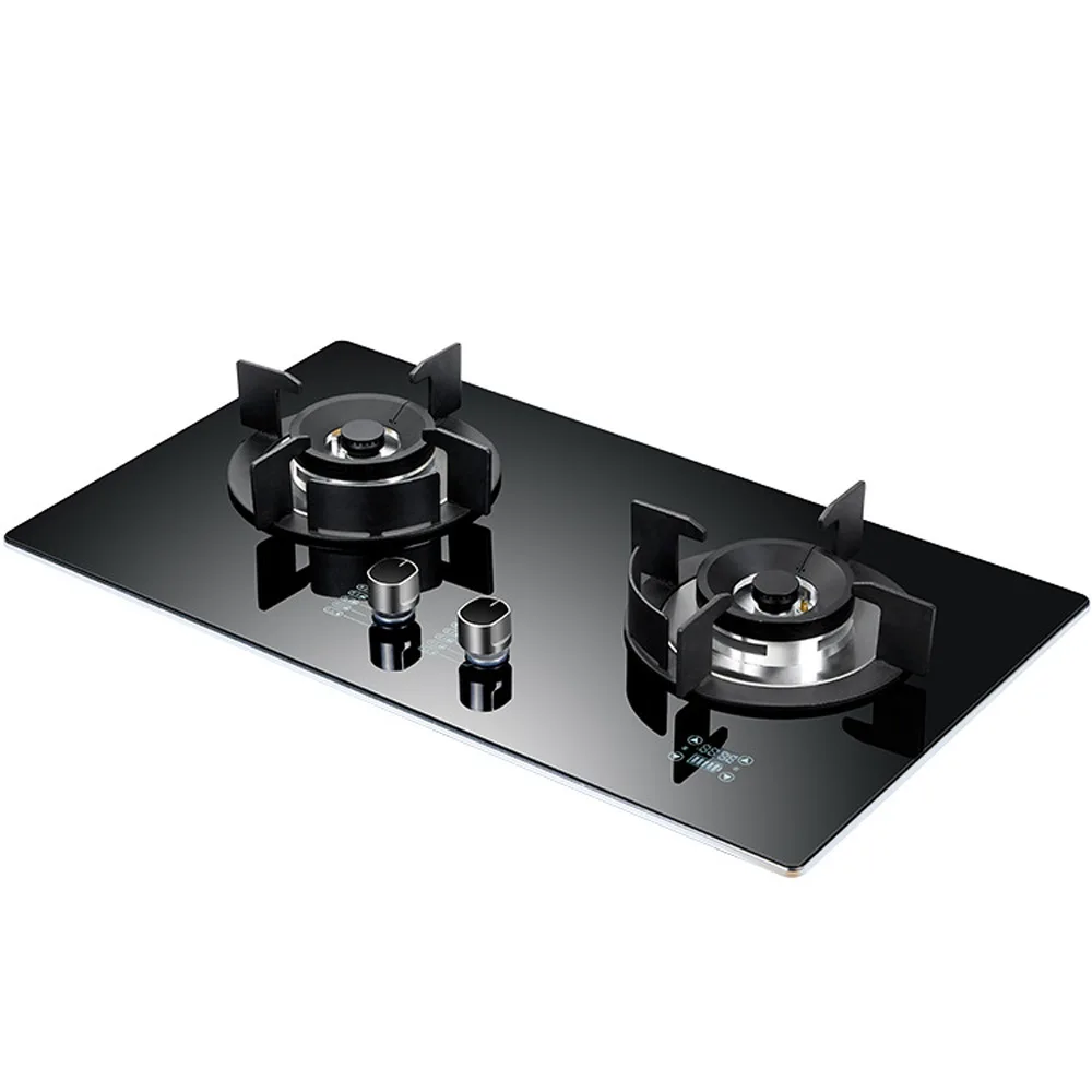 

Tming Double Stove Cooktop Household Embedded Gas stove Built-in Liquefied Gas Stove Kitchen Cooking Machine