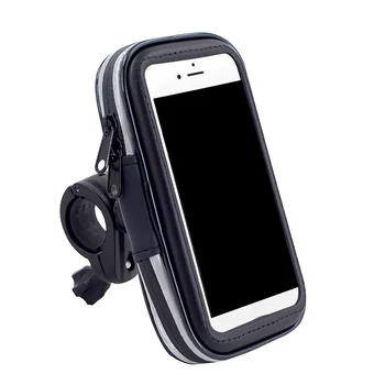 

Bicycle Phone Bag Polyester PET Waterproof Bike Bag Dust-proof Touch Screen Touch Screen Handlebar MTB Frame Pouch Case