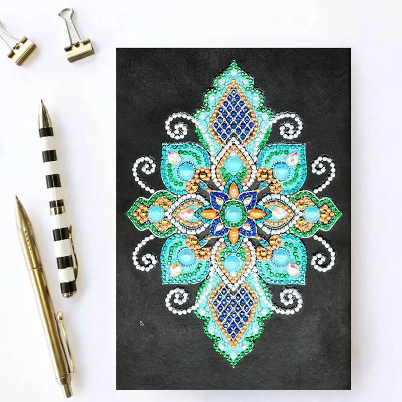 50 Pages Diamond Painting Notebook DIY Flower Special Shaped Embroidery Cross Stitch A5 Diary Book Craft 50 Pages Diamond Painting Notebook DIY Flower Special Shaped Embroidery Cross Stitch A5 Diary Book Craft