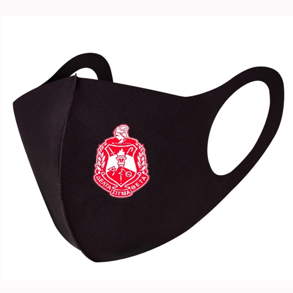 

Greek Sorority Delta Sigma Theta Custom Logo Face shield Mask