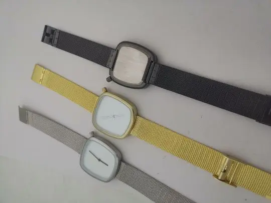 2022 Dating casual fashion minimalist quartz Vintage leather bracelet male watch female watch corelogio masculino reluple watch