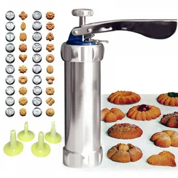

Cookie Press Machine Biscuit Maker Cake Making Decorating Gun Biscuits Cake Mold Baking Tools Maker Machine Dessert Decor