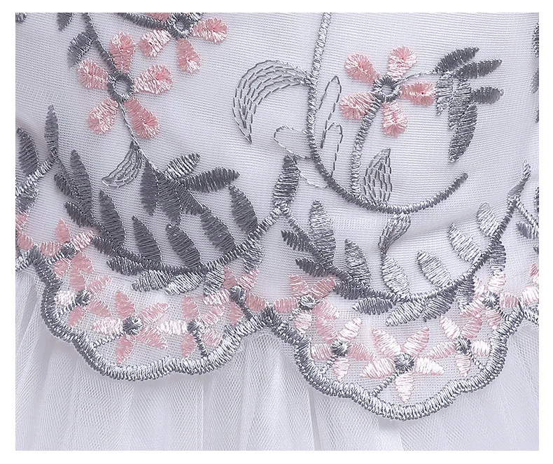 Embroidered Flower Dress 7