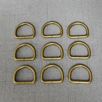 50 Teile/los 25mm Bronze Hohe Qualität Metall Schnalle D Ring für Gurtband Shose Rucksack Tasche Teile Strap Gürtel Geldbörse pet Kragen Verschluss