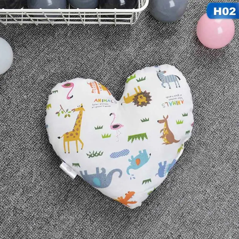1 шт. В форме сердца детская подушка мягкая новорожденная хлопковая подушка для дивана подушка для детской комнаты постельные принадлежности украшения