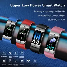 Супер низкая мощность Смарт часы Браслет фитнес кровяное давление сердечный ритм вызов сообщение напоминание для телефона шагомер# W1