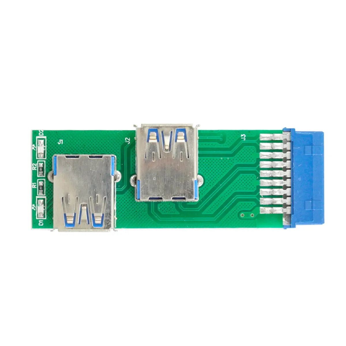 Двухсторонний разъем USB 3 0 типа А для материнской платы 20-контактный 19-контактный