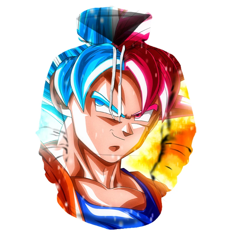 Dragon Ball Z Goku 3D Толстовка с капюшоном, пальто, мужские и женские свитшоты, 3D толстовки, пуловеры, верхняя одежда, куртка с капюшоном, спортивные костюмы, уличная толстовка с капюшоном