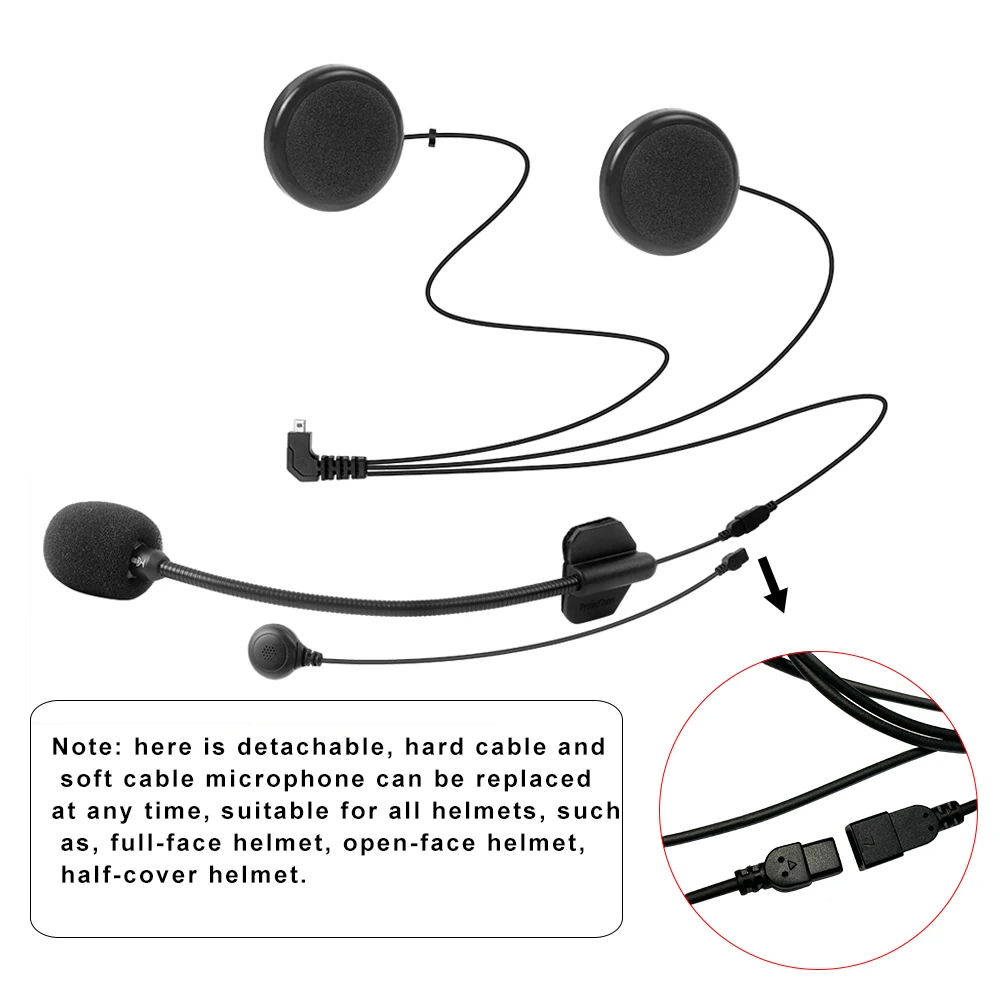 FreedConn TCOM SC мотоциклетная bluetooth гарнитура для шлема 800 М беспроводная с ЖК экраном и