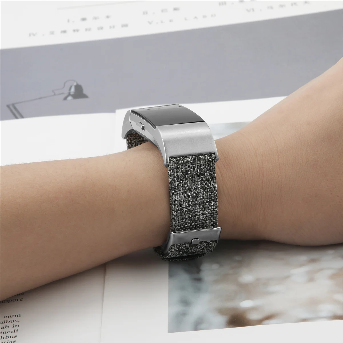 Ремешок для часов Fitbit Charge 2 Холщовый дышащий сменный Браслет Correa Watch 64002|Ремешки