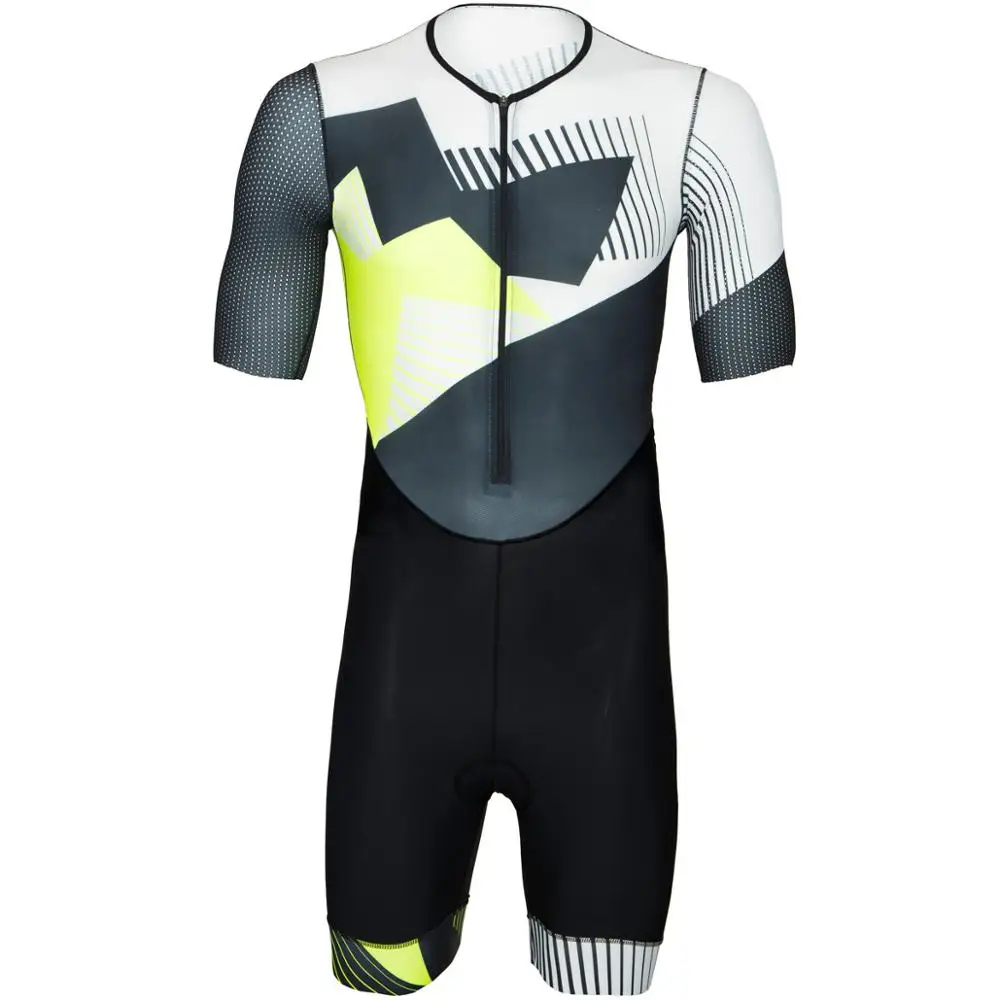 Мужской спортивный костюм из Джерси Pro Triathlon комплект одежды для велоспорта бега |