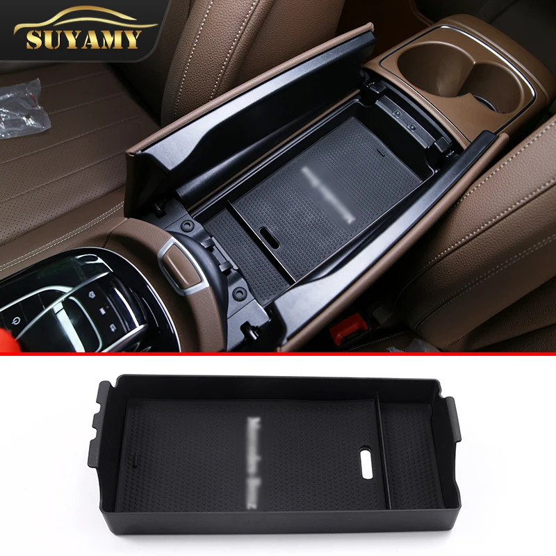 

Car Styling Armrest Storage Box For Mercedes Benz E Class W212 W213 2012-2021 Center Console Holder Organizer Accessories