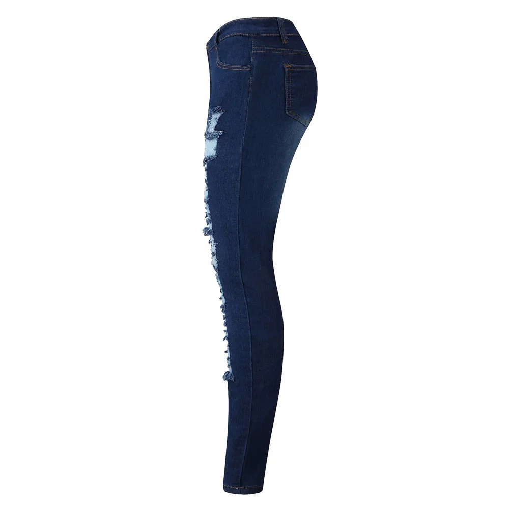Женские джинсы с высокой талией новые женские джинсовые Стрейчевые джинсы-скини узкие брюки тонкие длинные брюки для детей экспресс- 9,18