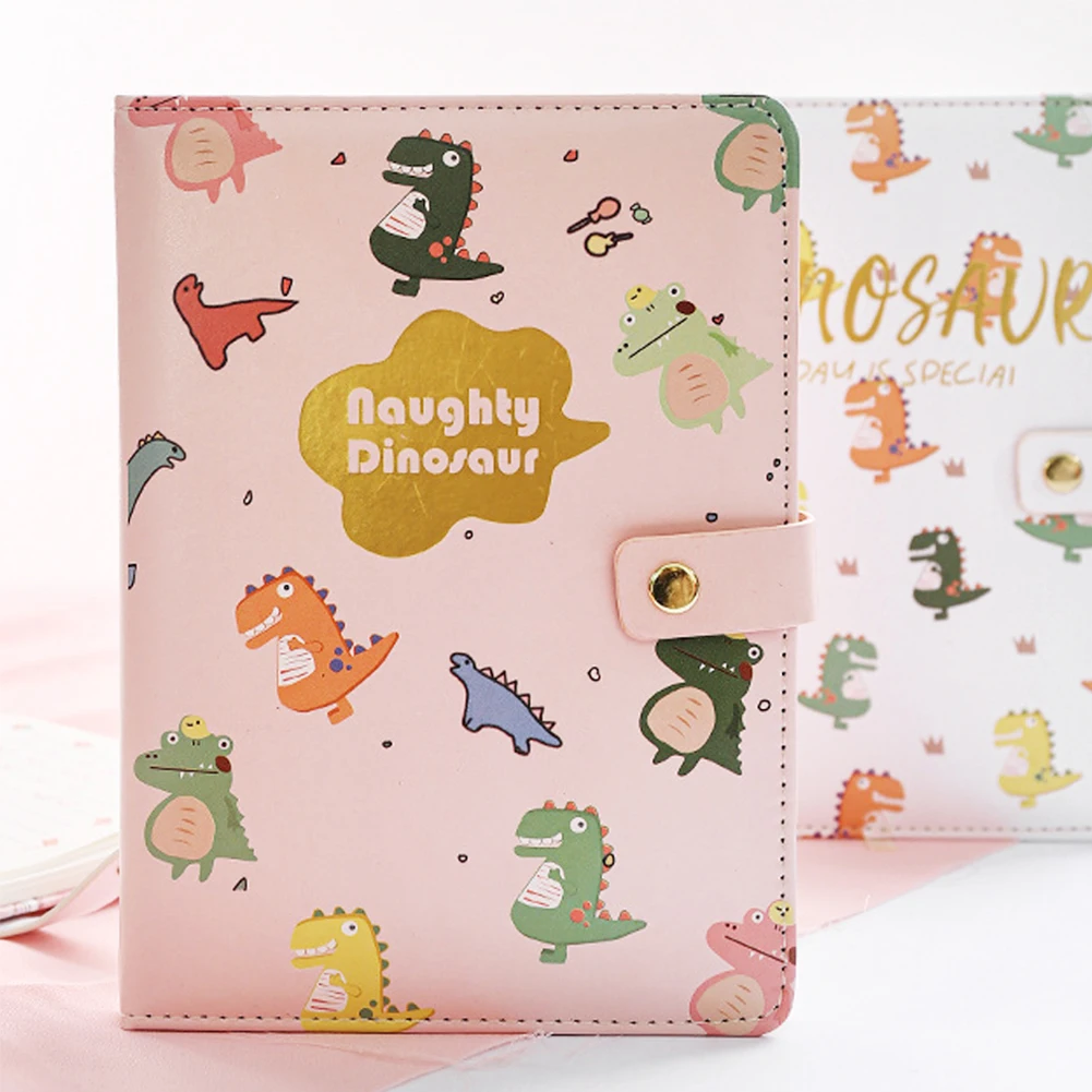 112Sheets School Office Stationary Notebooks Cute Cartoon Students Notebook Set Diary Supplies With Scrapbook Tape Ballpoint Pen |