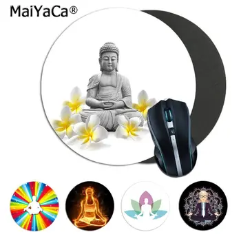 

Maiyaca Simple Design Lord Buddha Meditation Yoga Unique Desktop Pad Game Lockedge Mousepad Anti-Slip Laptop PC Mice Pad Mat