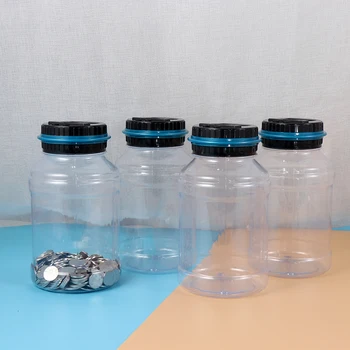 

1PC ABS Plastic Electronic Components LCD Display Digital Piggy Bank Automated Coin Counting Storage Jar Boxes Home Storage Tool