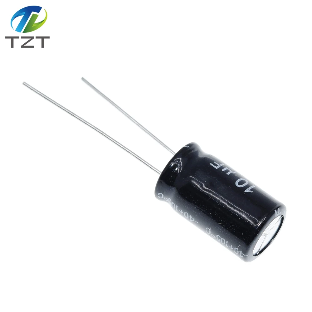 10PCS 400V10UF 10*17mm 10UF 400V 10*17 Electrolytic capacitor electrolytic capacitor aluminum electrolytic capacitor