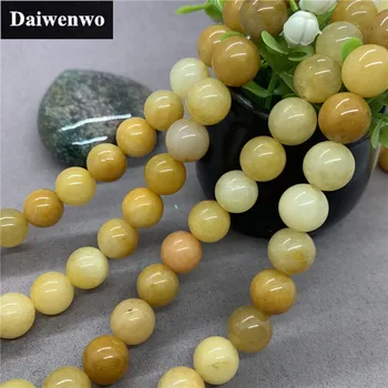 

Yellow Aventurine Beads Stone Round 4-12mm Gemstone Loose Spacer DIY for Jewelry