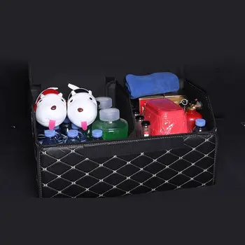 

Multipurpose Collapsible Car Trunk Storage Organizer With Lid Portable Car Storage Box Car Trunk Organizer 87HE