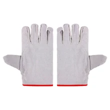 Нескользящие рабочие 24 линии многоцелевой безопасности сварки сад холст утолщенные унисекс защитные перчатки для взрослых износостойкие