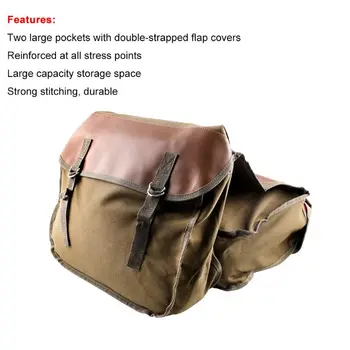 

Retro Motorcycle Saddle Bag Handlebar Bag Tool Modified