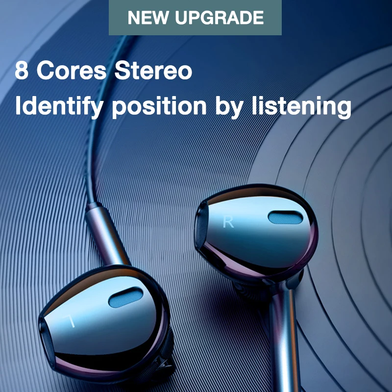 Premium EARDECO Wired In-Ear Headphones with Mic - Enhanced Bass & Dynamic Stereo Audio