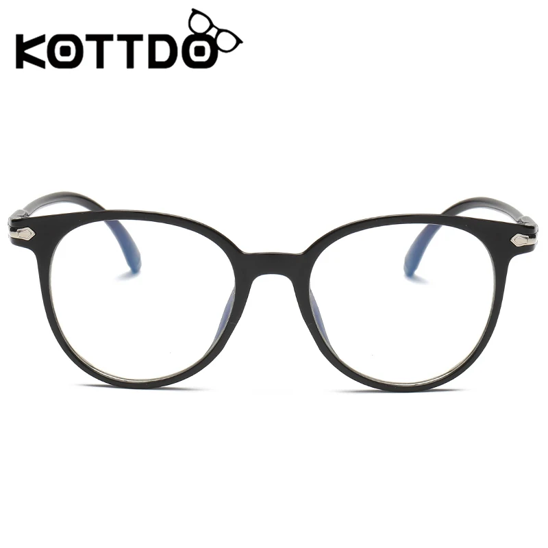 KOTTDO, новинка, круглые женские очки, анти-Радиационная оправа для очков, прозрачная Ретро винтажная оправа для очков, Женская оправа для очков
