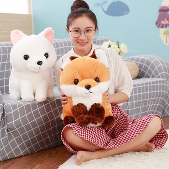 

40CM Soft Cute Long Tail Fox Plush Toy Stuffed Animal Doll Kids Fashion Toys Gift Plush Cartoon Pillow Girl Gift Home Shop Decor