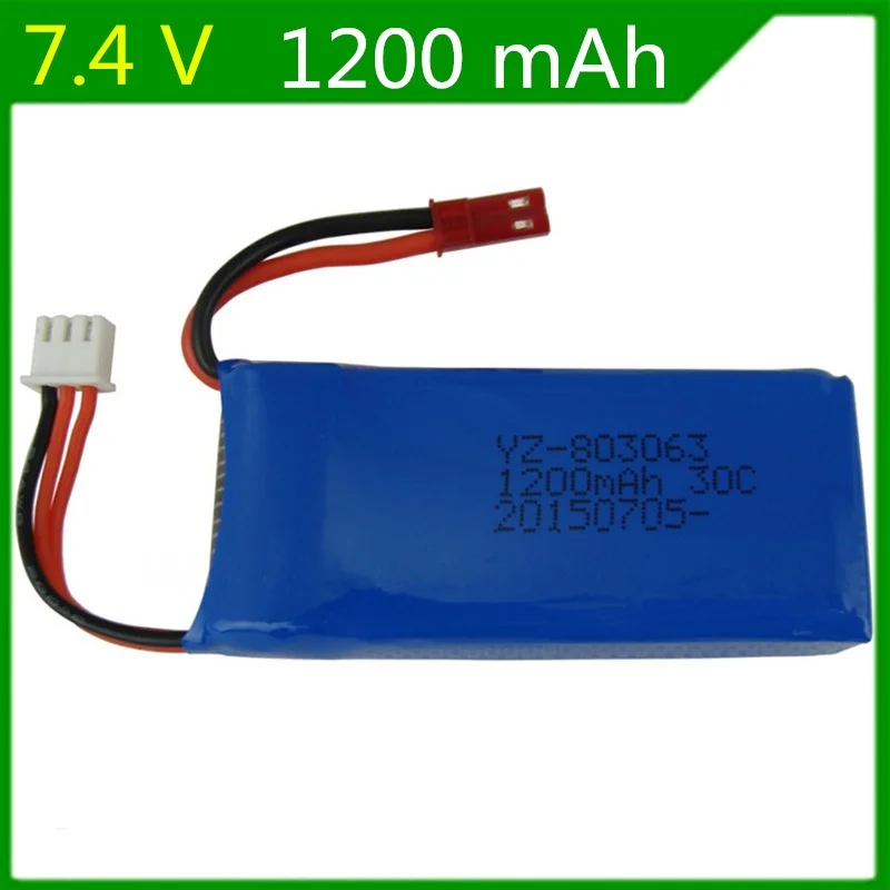7 4 V 1200 мАч оригинальный аккумулятор Lipo Батарея для экшн камеры YI Жан Тарантул X6