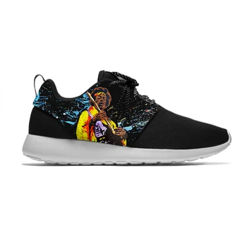 

Hendrix Jimi Guitar Singer Hot Cute Fashion Creative Kids Sport Running Shoes Casual Breathable 3D Sneakers Boys Children Girl
