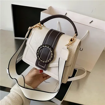 

Bags For Women Striped Broadband Color Matching Messenger Bag 2020 New Korean Version Of Joker Simple Temperament Shoulder Bag
