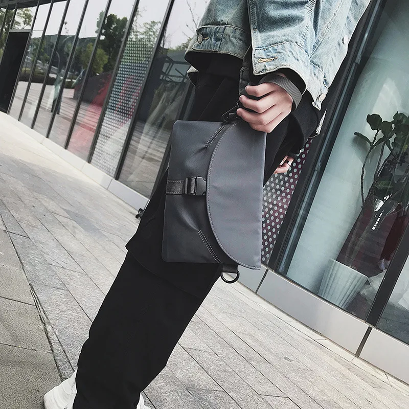 

2019 New Style Anti-Spillage Women's Versatile Crossbody Bag Korean-style Casual Men Trend Carrying Square Sling Bag