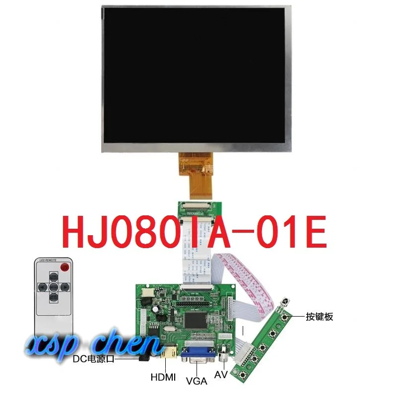 8 дюймовый ЖК экран HJ080IA 01E 1024*768 IPS hd дисплей + плата драйвера управления