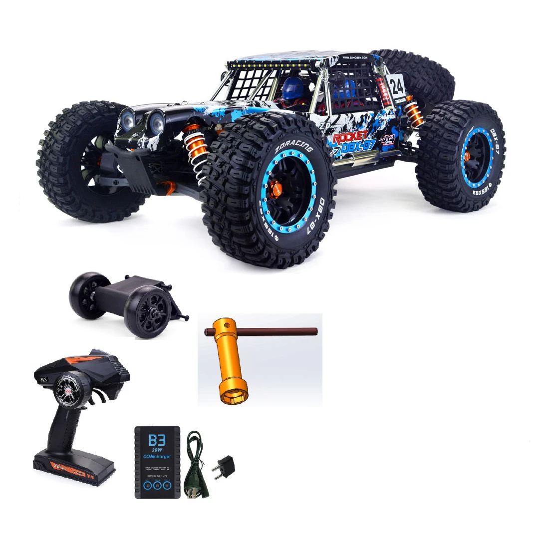 Zd Racing Dbx-07 1/7 2.4g 4wd Rc Car 