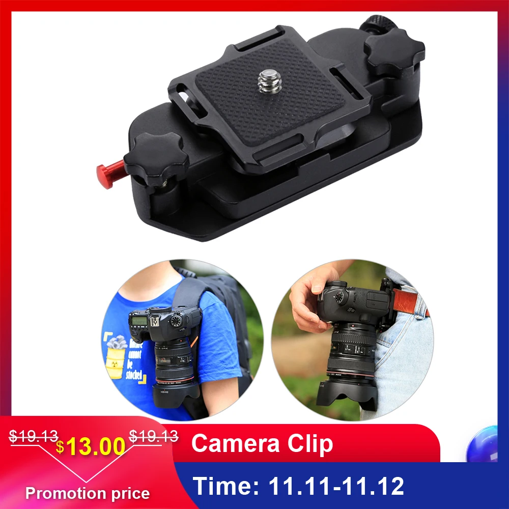 Camera Clip Camera Belt Holster Mount Waist Clips Holder Quick Release