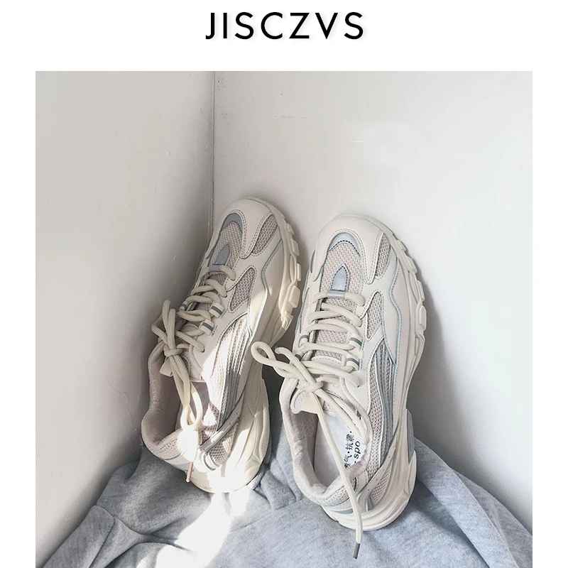 

Women Sneakers White Lace Up Women Breathable Mesh Running Shoes Sneakers Outdoor Walking Shoes Women Basket Femme Krasovki