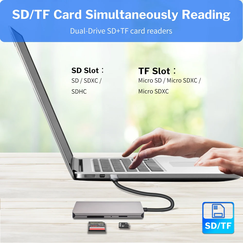 Deelife адаптер типа C usb хаб 3 0 разветвитель Мульти USB док станция USBC RJ45 HDMI для MacBook Pro PC