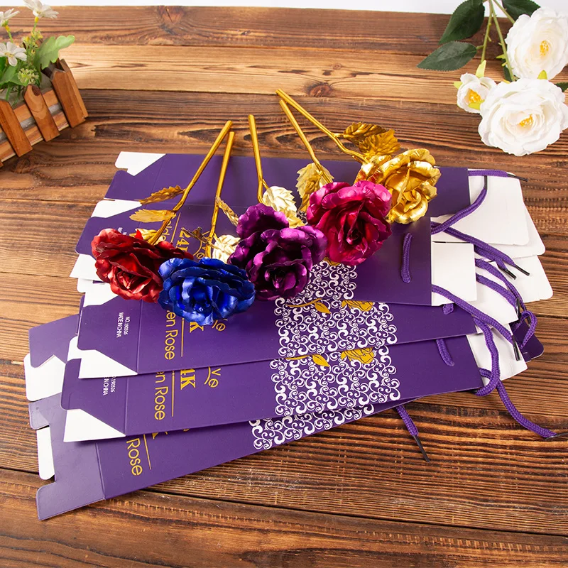 Gold Roses With Pedestal 24K (1)