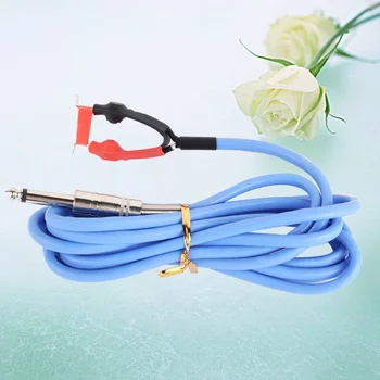 

1 PC 2.4m Tattoo Clip Cords Standard Mono Plug Soft Cable Wire Cord for Tattoo Machine
