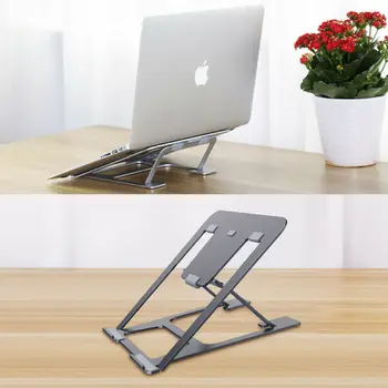 

Adjustable Folding Laptop Notebook Holder Stand Multi-Angle Portable Kit Aluminum Alloy Notebook Computer Support 3E29