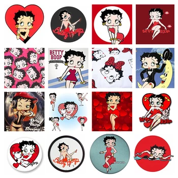 

5D Diamond Painting Betty Boop Picture Diamond Embroidery Cartoon Girl broderie diamant betty boop Mosaic Cross Stitch Kit
