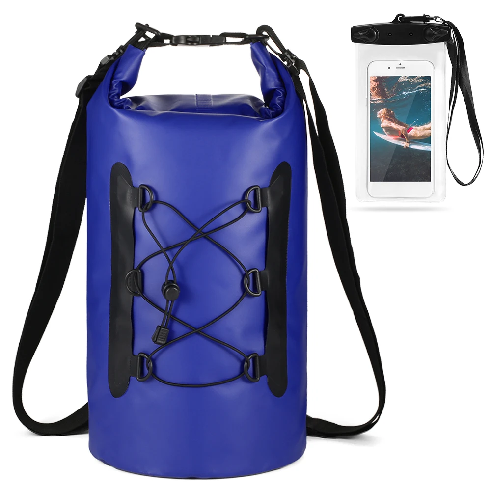 1pc 8L/15L Nylon Portable Waterproof Dry Bag for Boating Kayaking FishingV L_D 