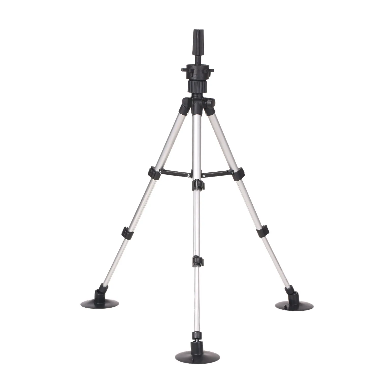 

Wig Stand Tripod with Suction Cups Adjustable Manikin Head Tripod Stand Hairdressing Training Mannequin Head Stand