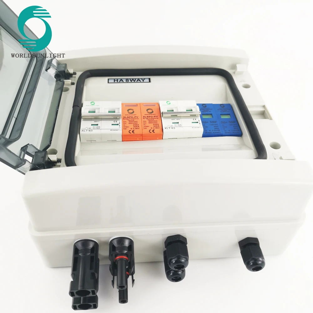 WSDB PV IP65 550V DC Солнечная фотоэлектрическая комбайнер для рынка Вьетнама|Система| |